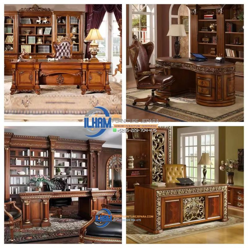 Desain Meja Kantor Klasik, Desain Ruang Kantor Direktur, Kursi Direktur, Kursi Kantor, Kursi Ruang Rapat, Meja Kantor Direktur, Meja Kantor Direktur Minimalis, Meja Kantor Ikea, Meja Kantor Informa, Meja Kantor Jati, Meja Ruang Direktur, Meja Ruang Rapat, Ruang Kerja, Furniture Ruang Meja Kantor Kerja Klasik Eropa Luxury Office Furniture