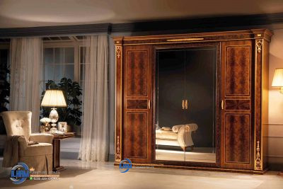 Lemari Pakaian Tempat Tidur Klasik Modern Bernuansa Italia