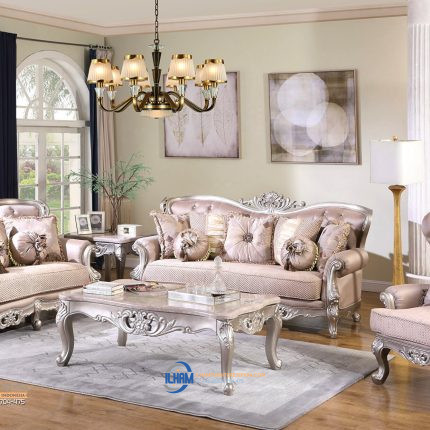 Furniture Luxury, Furniture Mewah, Living Room, Ruang Dapur, Ruang Kamar, Ruang Kerja, Ruang Makan, Ruang Tamu, Ruang Tamu Classic, Ruang Tamu Klasik, Ruang Tamu Mewah, Sofa Tamu Klasik, Sofa Tamu Klasik Modern, Sofa Tamu Mewah, Sofa Ruang Tamu Terbaru Silver Daisy