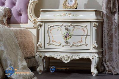 Nakas Tempat Tidur Klasik Mewah Kamar Anak Shanel