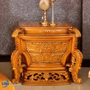 Nakas Kamar Set Kayu Jati Klasik Carved Luxury