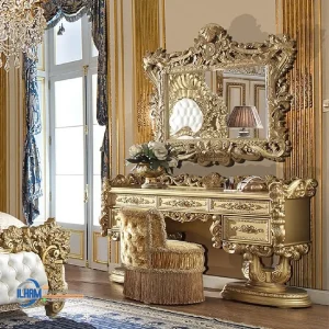 Meja Rias Klasik Kamar Set Tempat Tidur Mewah Jepara Luxury Empire