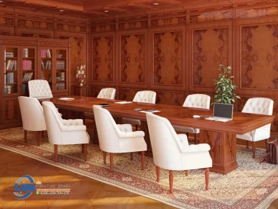 Set Meja Ruang Rapat Kantor DPR Berkualitas Jepara