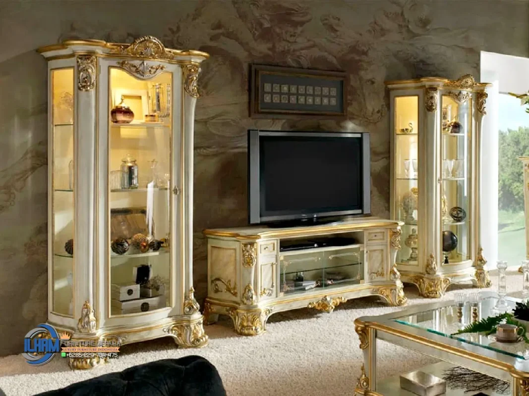 Bufet TV Klasik, Bufet TV Minimalis, Bufet TV Modern Mewah, Bufet Tv Ukiran, Desain Meja Tv, ILHAM furniture indonesia, Ilham Furniture Jepara, Lemari TV, Mebel Jepara, Ruang Kamar, Ruang Tamu Bufet Lemari Kaca Hias Klasik Jepara Ukiran Mewah Relief, Bufet TV Klasik, Bufet TV Minimalis, Bufet TV Modern Mewah, Bufet Tv Ukiran, Desain Meja Tv, ILHAM furniture indonesia, Ilham Furniture Jepara, Lemari TV, Mebel Jepara, Ruang Kamar, Ruang Tamua