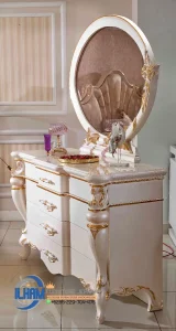 Gambar Meja Rias Kamar Tidur Set Mewah Istana Ala Eropa