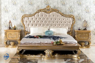 Set Tempat Tidur Mewah Monaco Exclusive Classic Gold