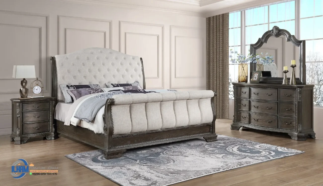 Jual Tempat Tidur Modern Jati Klasik Jepara Terbaru