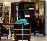 Lemari Meja Kantor Kayu Modern Luxury Home Office