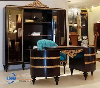 Meja Kantor Kayu Modern Luxury Home Office