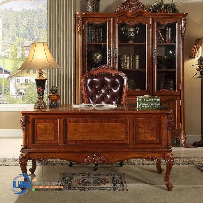 New Meja Kerja Manager Pimpinan Perusahaan Desain Klasik, Desain Meja Kerja, Furniture Luxury, Furniture Mewah, Kursi Kantor Direktur, Meja Direktur HPL, Meja Direktur Kayu Jati, Meja Direktur Mewah, Meja Direktur Minimalis, Meja Direktur Modern, Meja Kantor Kayu Jati, Meja Kantor Klasik, Meja Kantor Minimalis, Meja Kerja Direktur, Meja Kerja Klasik, Meja Kerja Manager, Meja Kerja Minimalis, Meja Kerja Ukir Jepara, Ruang Kerja, Ruangan Kerja Direktur