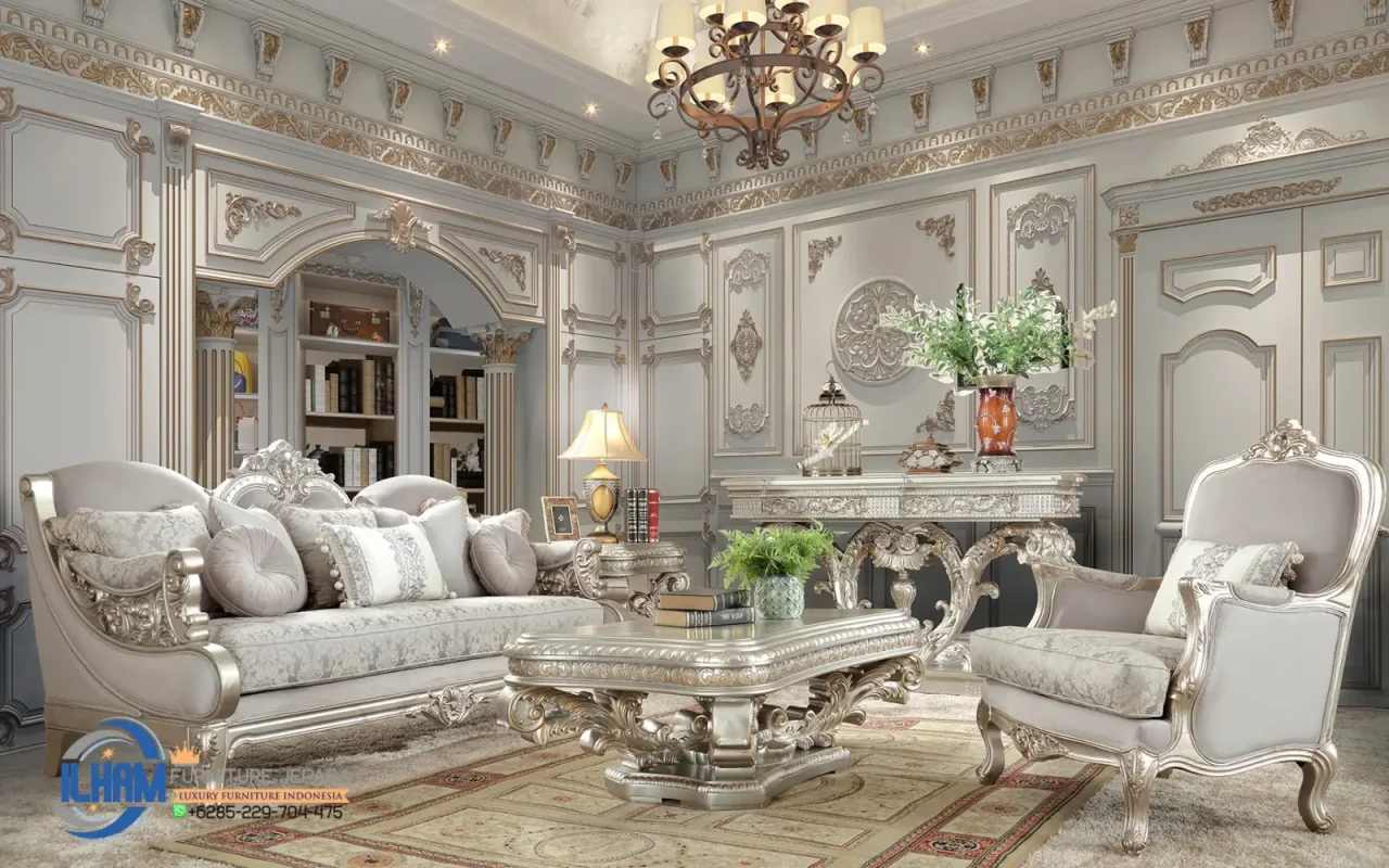 Set Kursi Tamu Jepara Mewah Sofa Bella Lusso