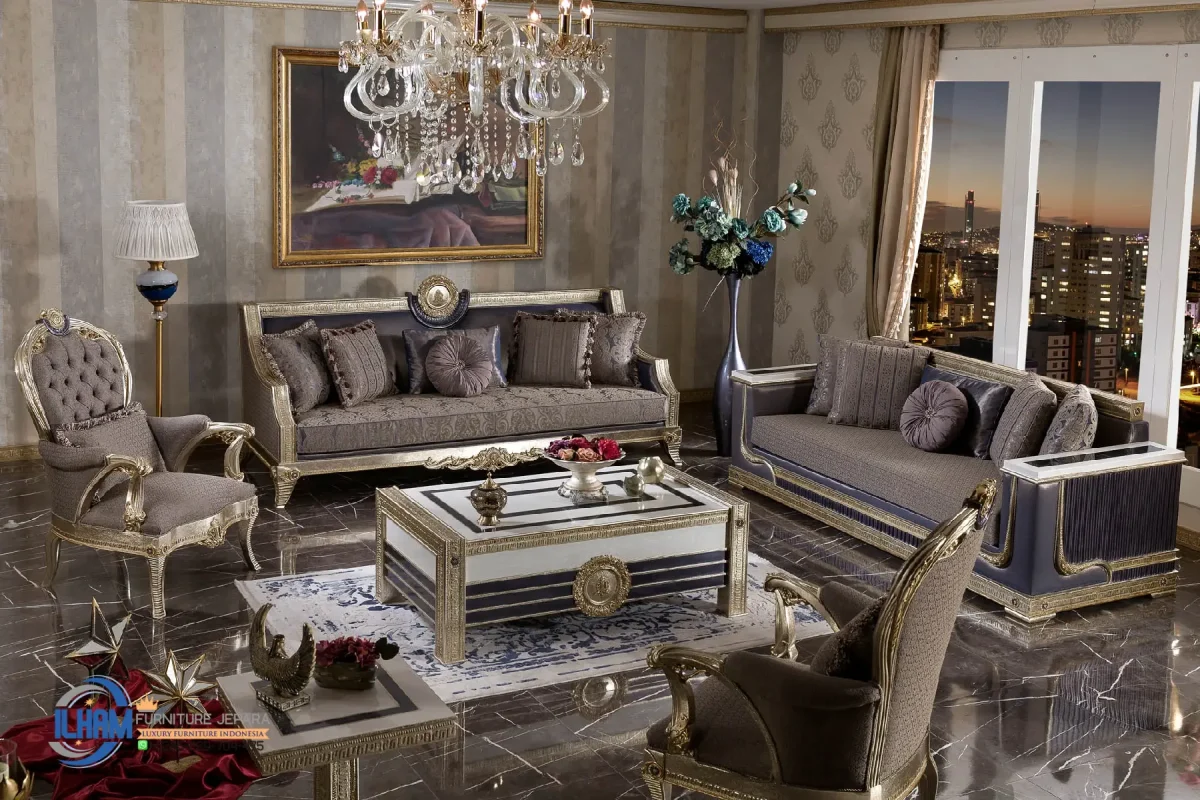 Set Sofa Ruang Tamu Modern Jepara Terbaru