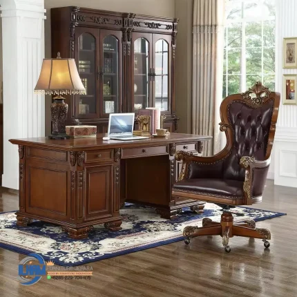 Sofa Classic Meja Direktur Mewah Antik Jati Jepara