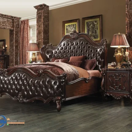 Dipan Tempat Tidur Kayu Jati Klasik Eropa Ukir Jepara