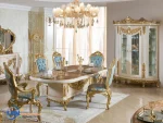 Gaya Interior Ruang Meja Makan Mewah Klasik Rumah Jakarta