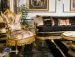 Kursi Tamu Mewah Jakarta Classic Luxury Livingroom