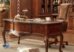 Meja Ruang Kerja Kantor Jati Klasik Luxury Wood Design