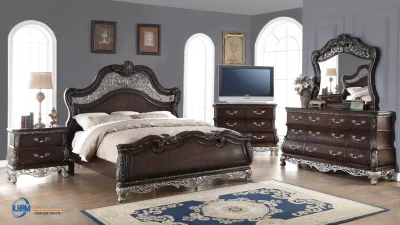 Set Tempat Tidur Model Klasik Ukir Jepara Terbaru
