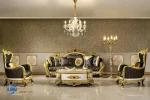 Sofa Ruang Tamu Mewah Modern Gold Desain Turki