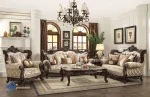 1 Set Sofa Tamu Klasik Kayu Jati Jepara Solid Wood