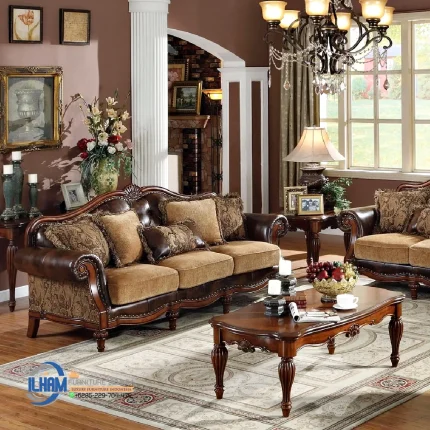 Beli Sofa Tamu Mewah Desain Klasik Mewah Jepara