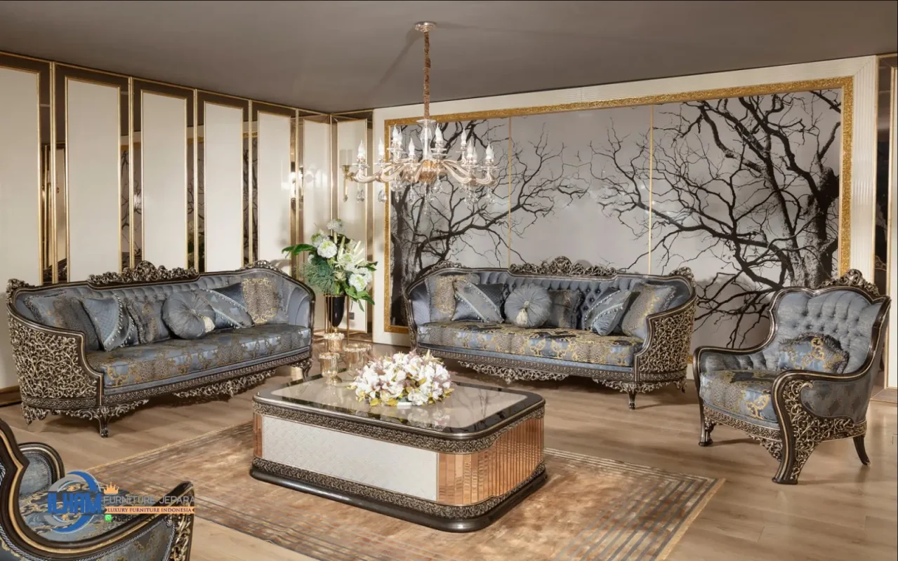 Interior Sofa Tamu Klasik Living Room Duco Lagos