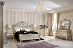 Meja Rias Tempat Tidur Kamar Set Exclusive Silver Altay