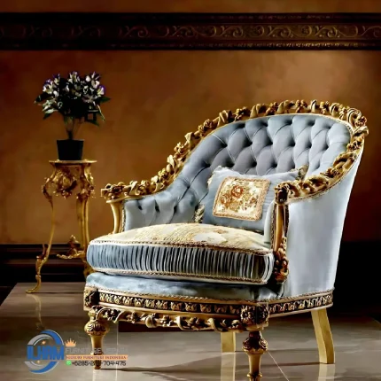 Sofa Klasik Baroque Living Room Italian Style