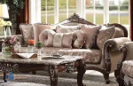 Sofa Mewah Walnut Living Room Set Handycraft