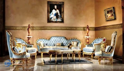 Sofa Tamu Klasik Baroque Living Room Italian Style