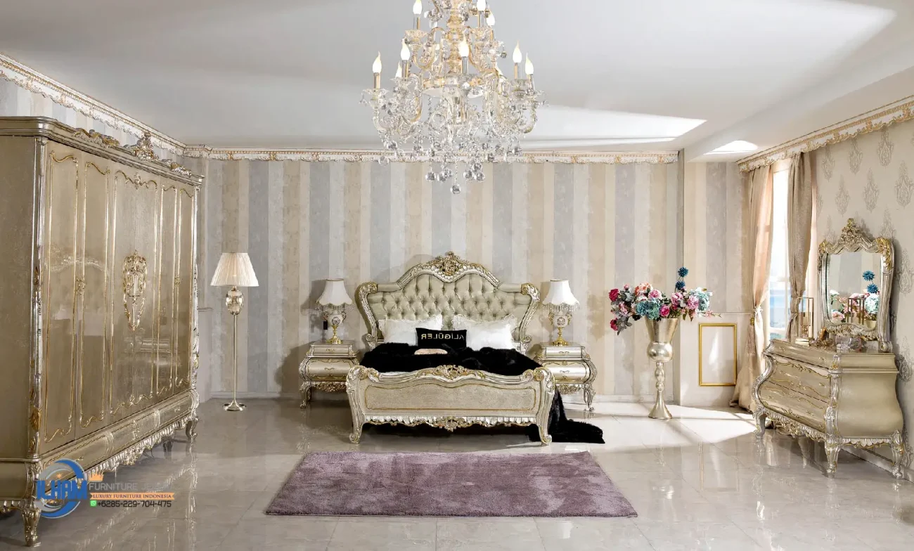 Tempat Tidur Kamar Set Exclusive Silver Altay