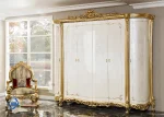 Wardrobe Lemari Pakaian Set Kamar Tidur Exclusive Mewah Ukir Klasik Jepara