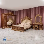 Ilham Furniture Jual Set Tempat Tidur Klasik Jepara Gold Jati Mewah Terbaru