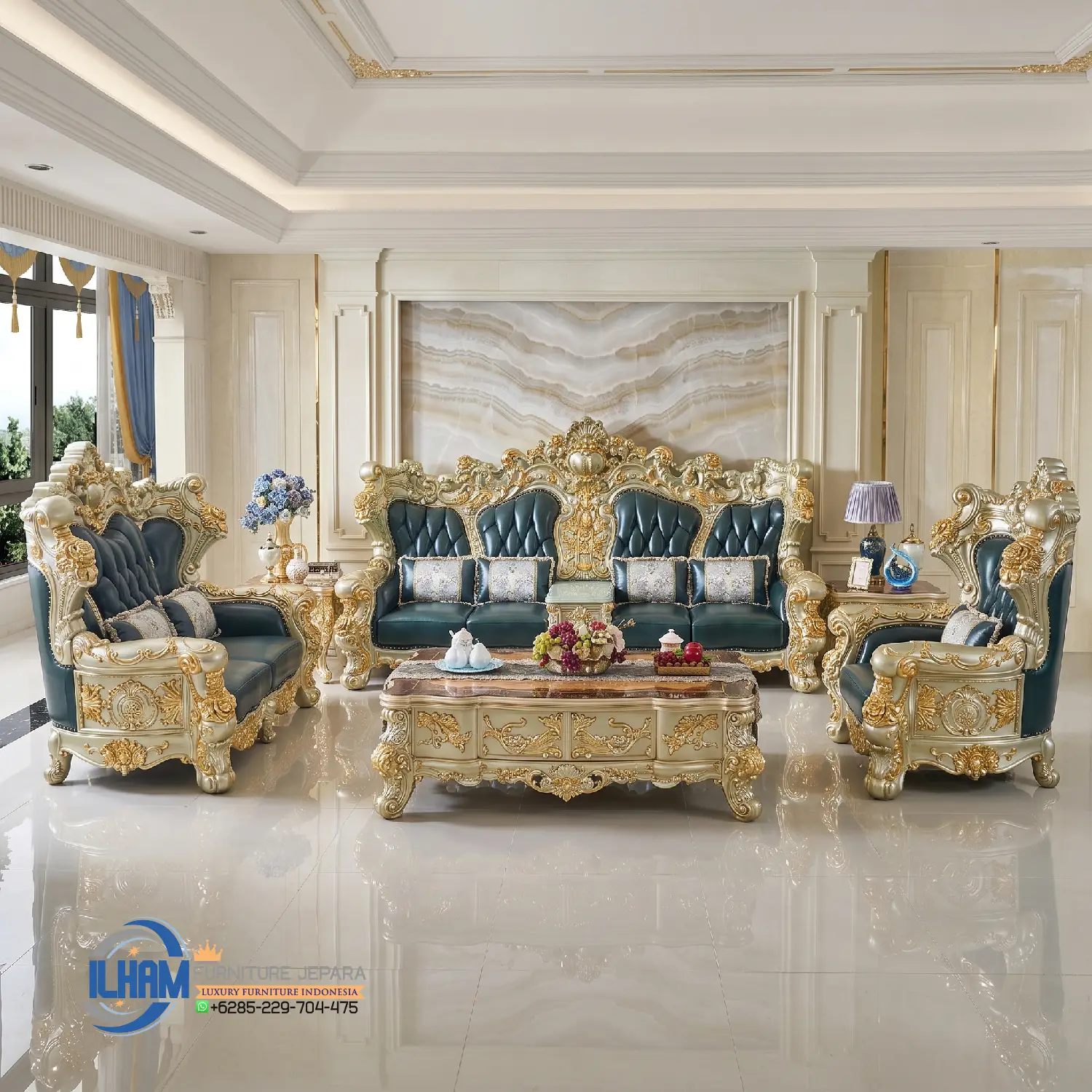 Kursi Sofa Mewah Klasik Ruang Tamu Kursi Sofa Mewah Klasik Ruang Tamu