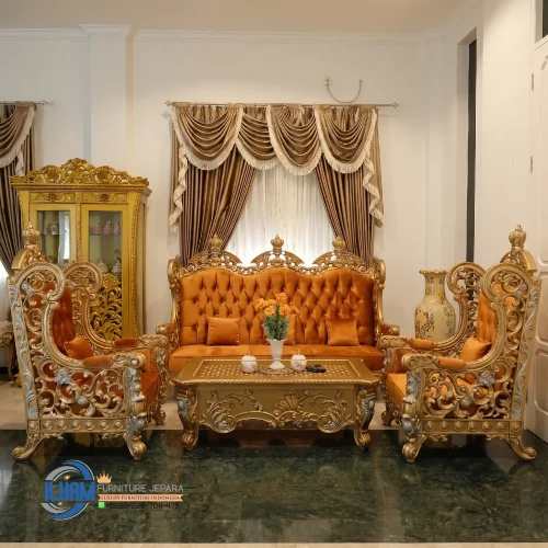 Kursi Sofa Tamu Mewah Imperial Ilham Furniture Jepara