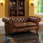Model Sofa Kulit Asli Chesterfield Minimalis