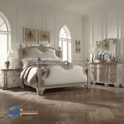 Bedroom Set Kamar Tidur Mewah White Wash Ukiran Jepara, Bedroom Set Classic, Desain Kamar Klasik, Desain Tempat Tidur Mewah, Interior Kamar Mewah, Kamar Tidur Mewah, Model Tempat Tidur Mewah, Set Kamar Mewah, Tempat Tidur Elegan, Tempat Tidur Jati, Tempat Tidur Klasik, Tempat Tidur Mewah, Tempat Tidur Minimalis, Tempat Tidur Modern, Tempat Tidur Pengantin, Tempat Tidur Sultan, Tempat Tidur Ukir Jepara