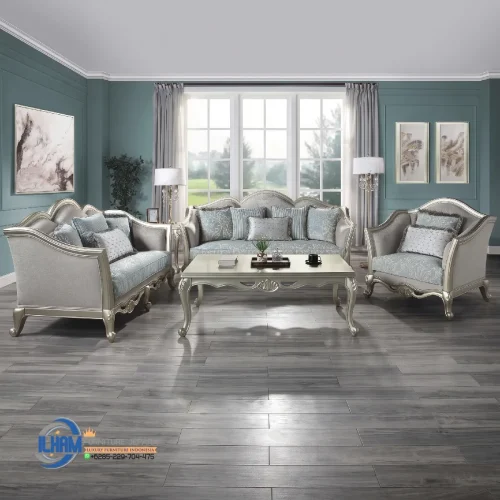Desain Sofa Tamu Klasik Jepara Luxury Edition Gaya Rumah dan Apartemen