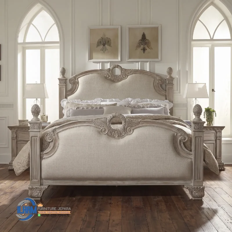 Dipan Tempat Tidur Set Kamar Tidur Mewah White Wash Ukiran Jepara, Bedroom Set Classic, Desain Kamar Klasik, Desain Tempat Tidur Mewah, Interior Kamar Mewah, Kamar Tidur Mewah, Model Tempat Tidur Mewah, Set Kamar Mewah, Tempat Tidur Elegan, Tempat Tidur Jati, Tempat Tidur Klasik, Tempat Tidur Mewah, Tempat Tidur Minimalis, Tempat Tidur Modern, Tempat Tidur Pengantin, Tempat Tidur Sultan, Tempat Tidur Ukir Jepara