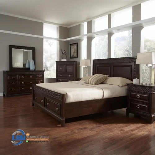 Model Tempat Tidur Jati Minimalis Klasik Jepara Terbaru
