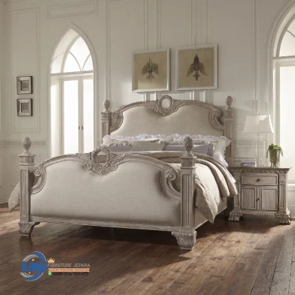 Ranjang Set Kamar Tidur Mewah White Wash Ukiran Jepara, Bedroom Set Classic, Desain Kamar Klasik, Desain Tempat Tidur Mewah, Interior Kamar Mewah, Kamar Tidur Mewah, Model Tempat Tidur Mewah, Set Kamar Mewah, Tempat Tidur Elegan, Tempat Tidur Jati, Tempat Tidur Klasik, Tempat Tidur Mewah, Tempat Tidur Minimalis, Tempat Tidur Modern, Tempat Tidur Pengantin, Tempat Tidur Sultan, Tempat Tidur Ukir Jepara